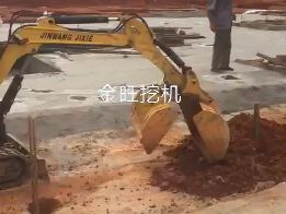 湖南永州客户定制贝壳斗工地抓土工作视频